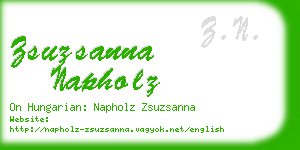 zsuzsanna napholz business card